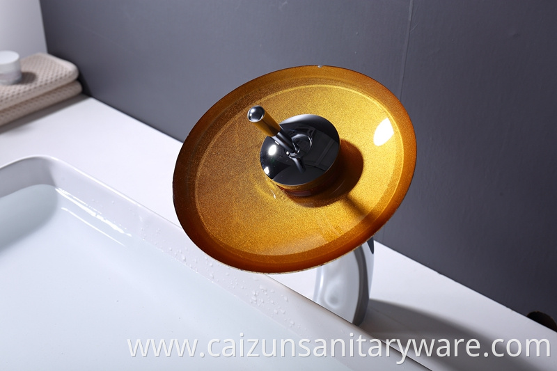 Yellow Single Basin Faucet